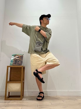 「URBAN RESEARCH（アーバンリサーチ）のアイテム（パンツ）」を使った、パックマンIIIさん（メンズ・170cm）の夏コーディネート