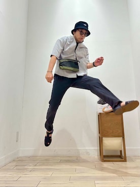 パックマン《そして伝説へ》さん（メンズ・170cm）の夏コーディネート