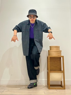 「Lee（リー）のアイテム」を使った、パックマンIIIさん（メンズ・170cm）の夏コーディネート