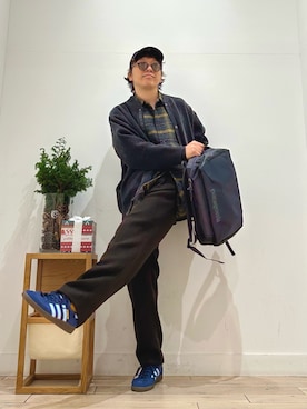 「アイテム（バックパック/リュック）」を使った、パック4さん（メンズ・170cm）の秋コーディネート