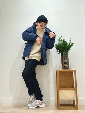 「アイテム（メガネ）」を使った、パック4さん（メンズ・170cm）の秋コーディネート