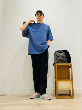 「Gramicci（グラミチ）のアイテム（パンツ）」を使った、パックマンIIIさん（メンズ・170cm）の夏コーディネート
