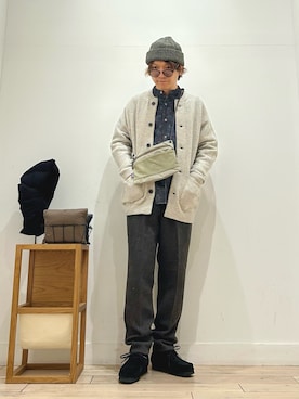 「アイテム（雑貨/ホビー）」を使った、パック4さん（メンズ・170cm）の秋コーディネート