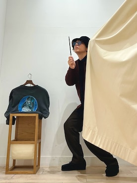 「デートコーデ アイコニック メガネ 暮らしを楽しむ 調光&偏光レンズ UVカット クッション性 紫外線対策 クラッシック ドライ感 拡散性 寒暖差対策アイテム 伸縮性 ストレッチ性 タウンユース 清涼感 遊園地デート 40代 公園デート 旅行コーデ newarrival」｜パック4さん（メンズ・170cm）の秋コーディネート