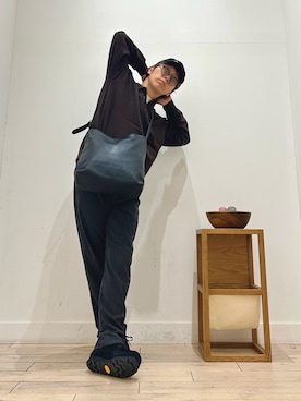 「アイテム（ポロシャツ）」を使った、パック4さん（メンズ・170cm）の秋コーディネート