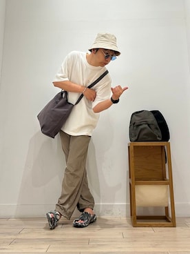 「アイテム（シューズ）」を使った、パックマンIIIさん（メンズ・170cm）の夏コーディネート