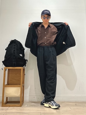 「アイテム（バックパック/リュック）」を使った、パック4さん（メンズ・170cm）の秋コーディネート
