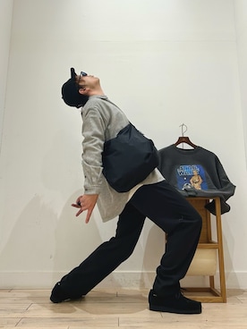 「デートコーデ アイコニック メガネ 暮らしを楽しむ 調光&偏光レンズ UVカット クッション性 紫外線対策 クラッシック ドライ感 拡散性 寒暖差対策アイテム 伸縮性 ストレッチ性 タウンユース 清涼感 遊園地デート 40代 公園デート 旅行コーデ newarrival」｜パック4さん（メンズ・170cm）の秋コーディネート