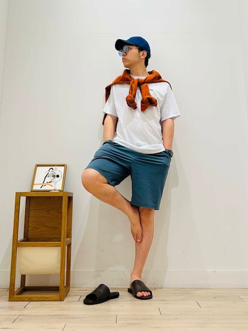 『吸水速乾/接触冷感/イージーケア』クイックドライ ワッフルメッシュ ショーツ