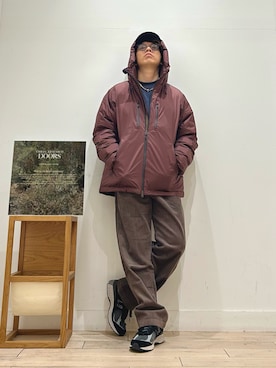「アイテム（ダウンジャケット/コート）」を使った、パック4さん（メンズ・170cm）の秋コーディネート