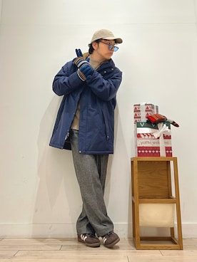 「アイテム（アンダーウェア）」を使った、パックマン《そして伝説へ》さん（メンズ・170cm）の秋コーディネート