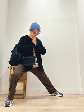 「アイテム（ノーカラージャケット）」を使った、パック4さん（メンズ・170cm）の秋コーディネート