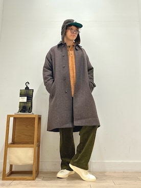 「アイテム（マフラー）」を使った、パック4さん（メンズ・170cm）の秋コーディネート