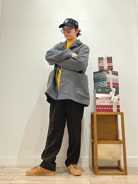 「アイテム（テーラードジャケット）」を使った、パックマン《そして伝説へ》さん（メンズ・170cm）の秋コーディネート