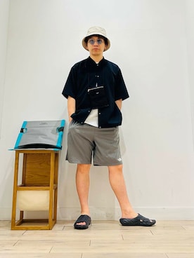 「アイテム（ブルゾン）」を使った、パックマンIIIさん（メンズ・170cm）の夏コーディネート