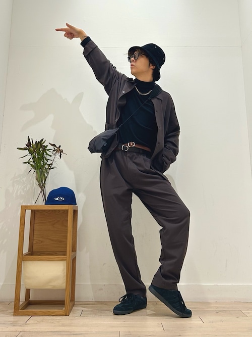 久米繊維 ビッグ タートルネック スウェット 久米繊維 ビッグ