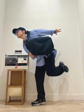 「アイテム（バックパック/リュック）」を使った、パック4さん（メンズ・170cm）の秋コーディネート