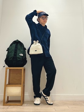 「アイテム（バックパック/リュック）」を使った、パック4さん（メンズ・170cm）の秋コーディネート