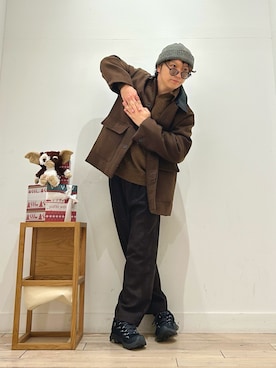 「30代40代ファッション」｜「アイテム（雑貨/ホビー）」を使った、パックマン《そして伝説へ》さん（メンズ・170cm）の冬コーディネート