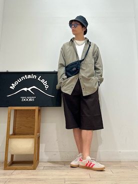 「THE NORTH FACE（ザノースフェイス）のアイテム」を使った、パックマンIIIさん（メンズ・170cm）の夏コーディネート