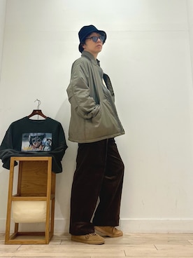 「アイテム（モッズコート）」を使った、パック4さん（メンズ・170cm）の秋コーディネート