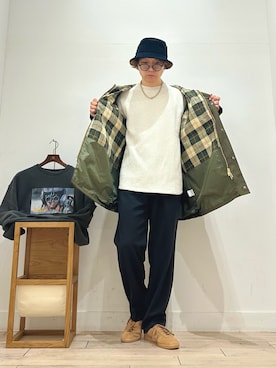「アイテム（テーラードジャケット）」を使った、パック4さん（メンズ・170cm）の秋コーディネート