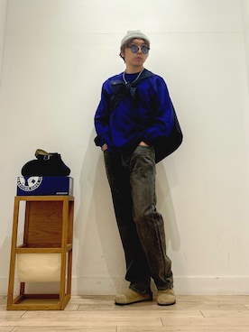 「アイテム（その他シューズ）」を使った、パックマンIIIさん（メンズ・170cm）の秋コーディネート