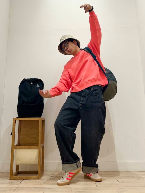 SUPER WIDE SWEAT CREW-NECK