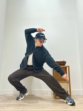「アイテム（カーディガン/ボレロ）」を使った、パック4さん（メンズ・170cm）の秋コーディネート