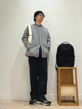 「冬の注目アウター」｜「アイテム（その他アウター）」を使った、パック4さん（メンズ・170cm）の秋コーディネート