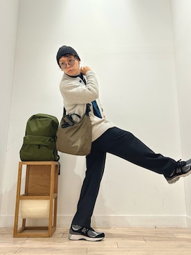 「アイテム（カーディガン/ボレロ）」を使った、パック4さん（メンズ・170cm）の秋コーディネート
