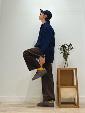 「アイテム（メガネ）」を使った、パック4さん（メンズ・170cm）の秋コーディネート