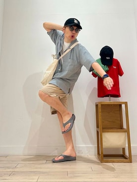「PENNEYS（ぺニーズ）のアイテム」を使った、パックマン《そして伝説へ》さん（メンズ・170cm）の夏コーディネート