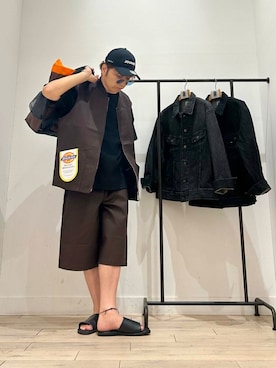 「アイテム（トートバッグ）」を使った、パックマンIIIさん（メンズ・170cm）の夏コーディネート