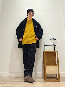 「アイテム（テーラードジャケット）」を使った、パック4さん（メンズ・170cm）の秋コーディネート