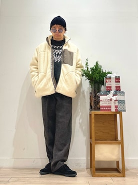 「アイテム（ブルゾン）」を使った、パック4さん（メンズ・170cm）の秋コーディネート