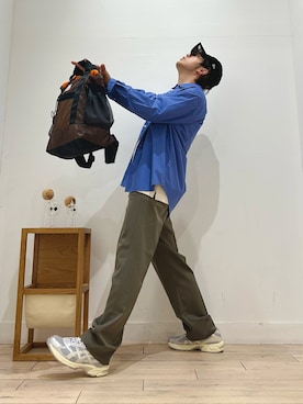「アイテム（メガネ）」を使った、パックマンIIIさん（メンズ・170cm）の秋コーディネート