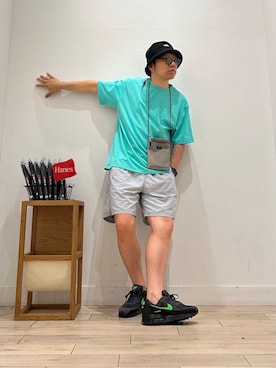 「キャンプ」｜パックマンIIIさん（メンズ・170cm）の夏コーディネート