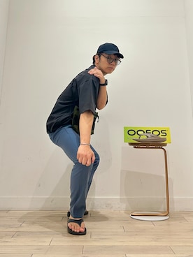 「URBAN RESEARCH DOORS（アーバンリサーチドアーズ）のアイテム（キャップ）」を使った、パックマンIIIさん（メンズ・170cm）の夏コーディネート