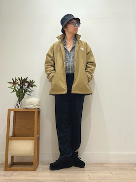 「アイテム（メガネ）」を使った、パック4さん（メンズ・170cm）の秋コーディネート