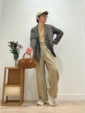 「アイテム（その他アウター、ブラウン系）」を使った、パックマンIIIさん（メンズ・170cm）の秋コーディネート
