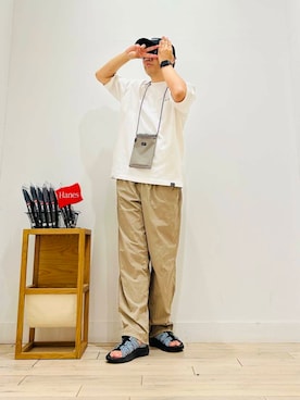 「キャンプ」｜パックマンIIIさん（メンズ・170cm）の夏コーディネート