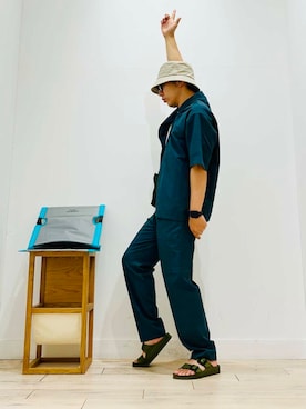 「アイテム（ブルゾン）」を使った、パックマンIIIさん（メンズ・170cm）の夏コーディネート