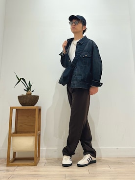 「アイテム（キャップ）」を使った、パックマンIIIさん（メンズ・170cm）の夏コーディネート
