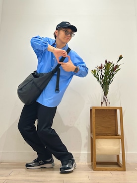「アイテム（メガネ）」を使った、パックマンIIIさん（メンズ・170cm）の秋コーディネート