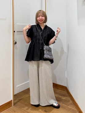 ミカミさん(レディース・153cm)の夏コーディネート