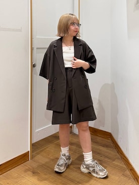ミカミさん(レディース・153cm)の春コーディネート