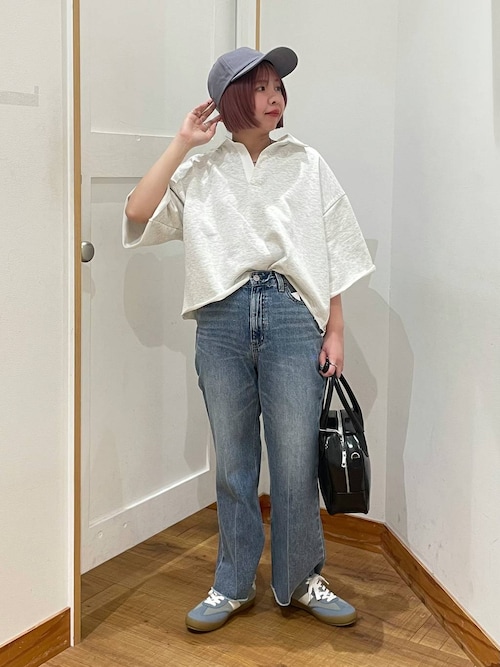 セール】裏毛スキッパープルオーバー7分袖/289385（Tシャツ