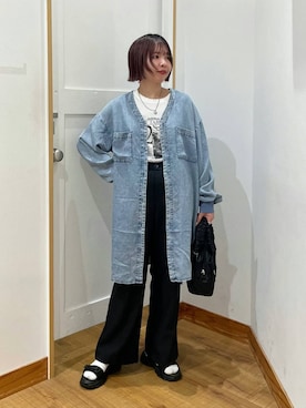 「アイテム（ワンピース/ドレス）」を使った、ミカミさん（レディース・153cm・30代）の秋コーディネート