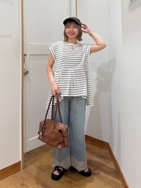 ミカミさん(レディース・153cm)の夏コーディネート